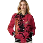 custom st louis cardinals hexagon cluster red black varsity jacket best selling
