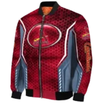 custom st louis cardinals power plate red bomber jacket best selling