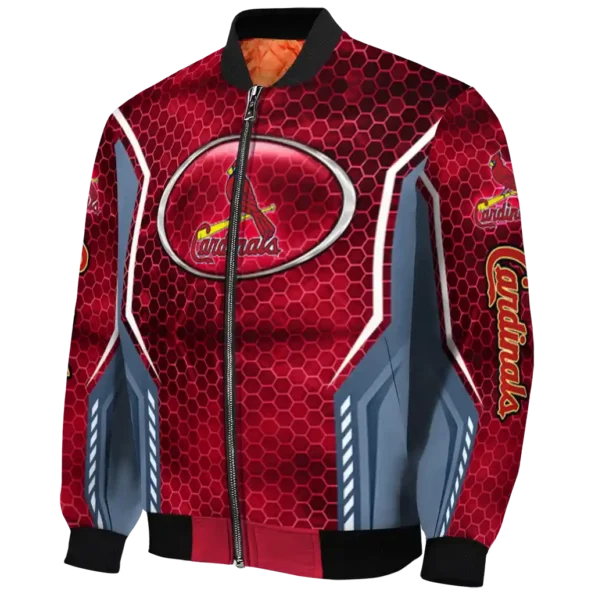 custom st louis cardinals power plate red bomber jacket best selling