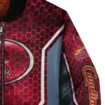 custom st louis cardinals power plate red bomber jacket best selling