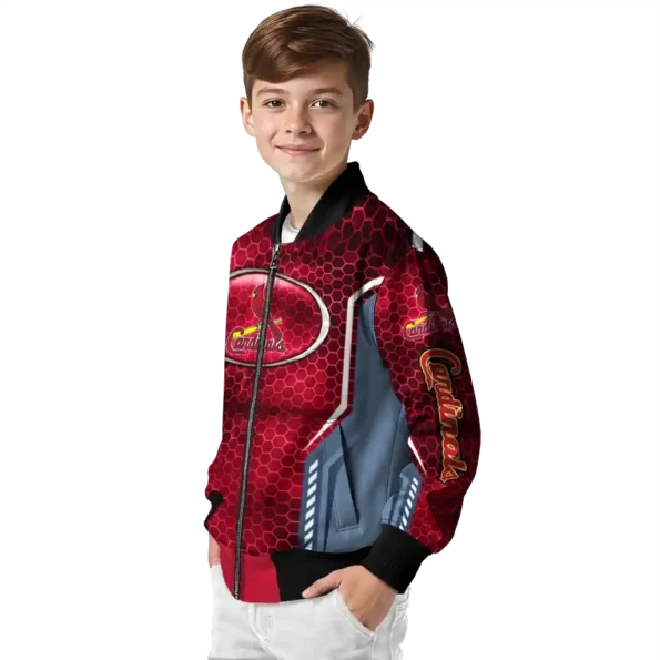 custom st louis cardinals power plate red bomber jacket trendy