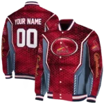 custom st louis cardinals power plate red varsity jacket best selling