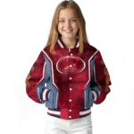 custom st louis cardinals power plate red varsity jacket best selling