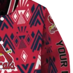 custom st louis cardinals pyramid shapes red varsity jacket best selling