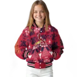 custom st louis cardinals pyramid shapes red varsity jacket best selling