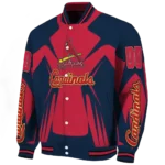 custom st louis cardinals spider mark red old navy crocs varsity jacket best selling
