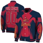 custom st louis cardinals spider mark red old navy crocs varsity jacket best selling
