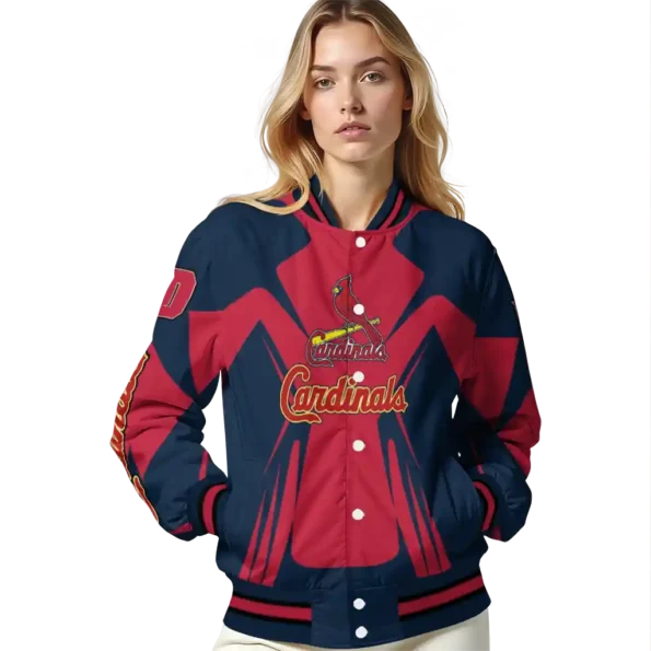 custom st louis cardinals spider mark red old navy crocs varsity jacket latest model