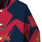 custom st louis cardinals spider mark red old navy crocs varsity jacket best selling