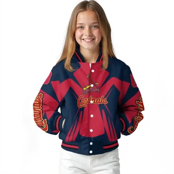 custom st louis cardinals spider mark red old navy crocs varsity jacket top rated