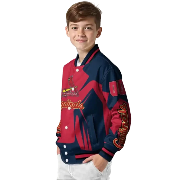 custom st louis cardinals spider mark red old navy crocs varsity jacket trendy