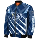 custom tampa bay rays chevron angles navy bomber jacket best selling
