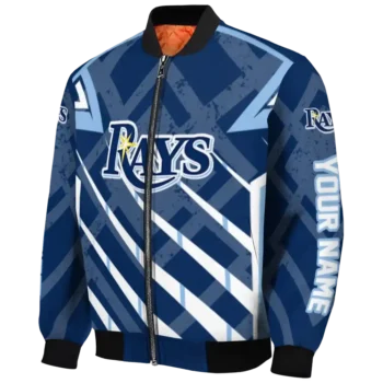 custom tampa bay rays chevron angles navy bomber jacket best selling