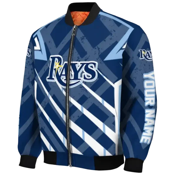 custom tampa bay rays chevron angles navy bomber jacket best selling