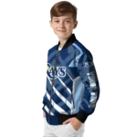 custom tampa bay rays chevron angles navy bomber jacket best selling