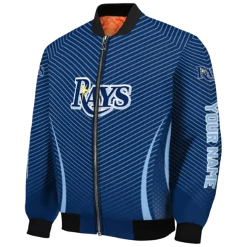 custom tampa bay rays chevron arrow navy bomber jacket best selling