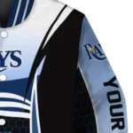 custom tampa bay rays mesh effect navy black varsity jacket best selling