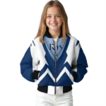 custom tampa bay rays v stripes navy white bomber jacket best selling