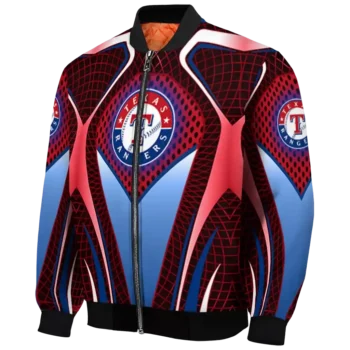custom texas rangers mesh chest red crocs black bomber jacket best selling