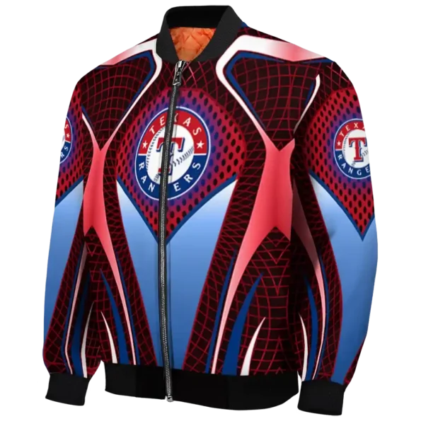 custom texas rangers mesh chest red crocs black bomber jacket best selling
