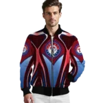 custom texas rangers mesh chest red crocs black bomber jacket best selling