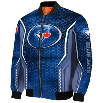 custom toronto blue jays power plate blue bomber jacket best selling