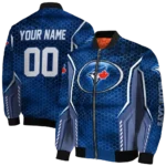 custom toronto blue jays power plate blue bomber jacket best selling