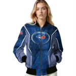 custom toronto blue jays power plate blue bomber jacket best selling