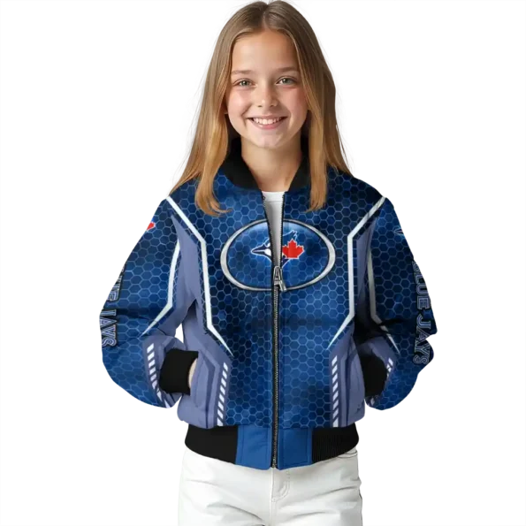 custom toronto blue jays power plate blue bomber jacket top rated