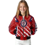custom washington nationals chevron angles red bomber jacket best selling