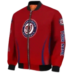 custom washington nationals chevron arrow red bomber jacket best selling