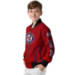 custom washington nationals chevron arrow red bomber jacket best selling