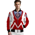 custom washington nationals v stripes red white bomber jacket best selling