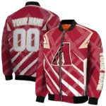 customized arizona diamondbacks chevron angles red bomber jacket best selling.webp