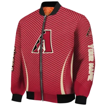 customized arizona diamondbacks chevron arrow red bomber jacket best selling.webp