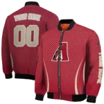 customized arizona diamondbacks chevron arrow red bomber jacket best selling.webp