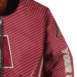 customized arizona diamondbacks chevron arrow red bomber jacket best selling.webp