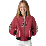 customized arizona diamondbacks chevron arrow red bomber jacket best selling.webp