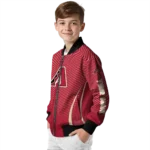 customized arizona diamondbacks chevron arrow red bomber jacket best selling.webp