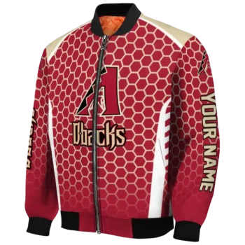 customized arizona diamondbacks hexagon grid red bomber jacket best selling.webp