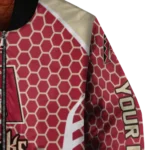 customized arizona diamondbacks hexagon grid red bomber jacket best selling.webp