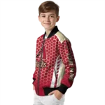 customized arizona diamondbacks hexagon grid red bomber jacket best selling.webp