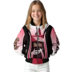 customized arizona diamondbacks mesh effect red black bomber jacket best selling.webp