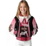 customized arizona diamondbacks mesh effect red black varsity jacket best selling