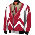 customized arizona diamondbacks v stripes red white bomber jacket best selling.webp