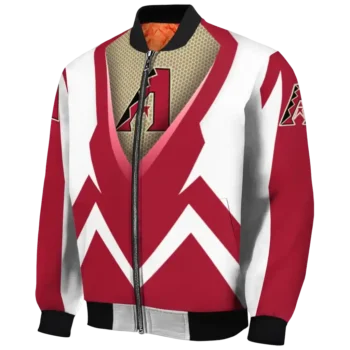 customized arizona diamondbacks v stripes red white bomber jacket best selling.webp
