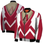 customized arizona diamondbacks v stripes red white bomber jacket best selling.webp