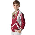customized arizona diamondbacks v stripes red white varsity jacket best selling