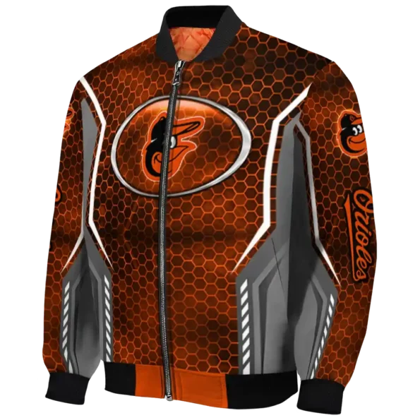 customized baltimore orioles power plate orange bomber jacket best selling