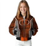 customized baltimore orioles power plate orange bomber jacket best selling